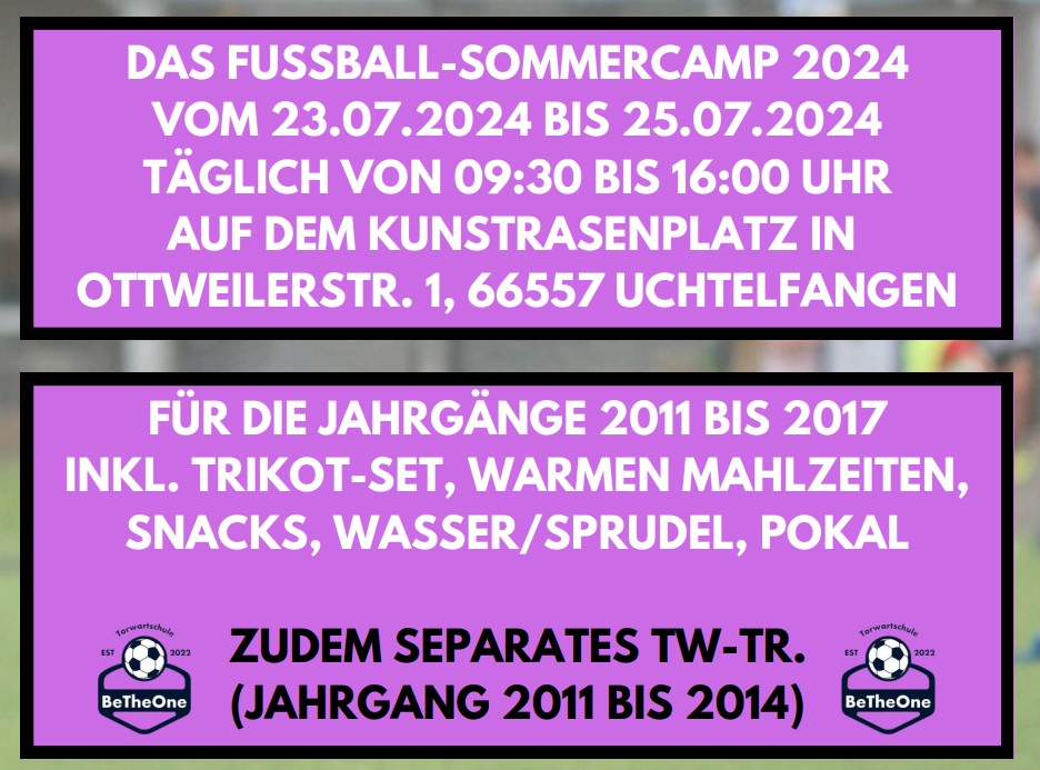 Fussball Sommercamp